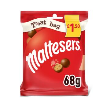 Maltesers Milk Chocolate & Honeycomb Bites Treat Bag £1.50 PMP 68g

