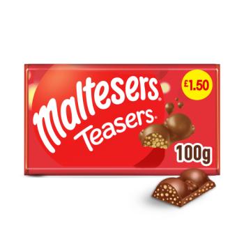 Maltesers Teasers Milk Chocolate & Honeycomb Block Bar £1.50 PMP 100g


