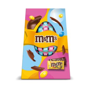 M&M's Milk Chocolate & Peanut Extra Large Easter Egg 210g


