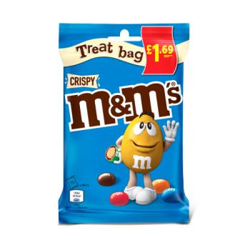 M&M'S Crispy Milk Chocolate Bag £1.69 PMP 
