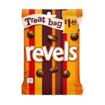 Revels Milk Chocolate Bag wth Raisins, Coffee or Orange £1.69 PMP 71g

