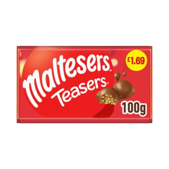 Maltesers Teasers Milk Chocolate & Honeycomb Block Bar £1.69 PMP 100g

