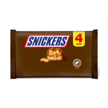 Snickers Peanut Multipack Chocolate Bars 4 x 40g