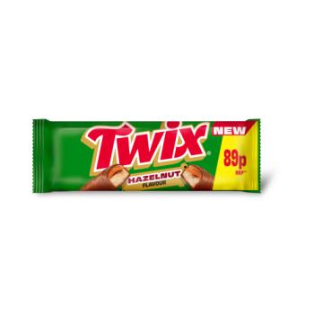 Twix Xtra Hazelnut Milk Chocolate Bar 46g PMP £0.89

