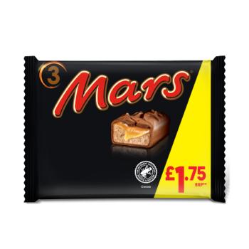 Mars Caramel Multipack Chocolate Bars 3 x 40g £1.75 PMP
