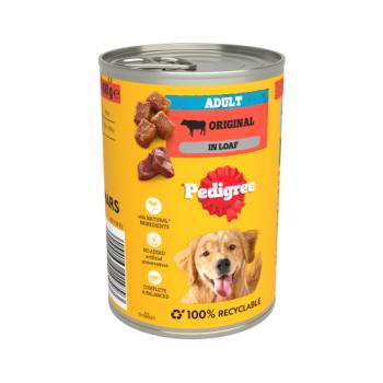 PEDIGREE® Adult Wet Dog Food Original in Loaf 400g Can