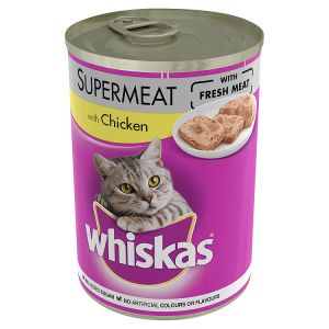 Whiskas S/meat Chick 390g.