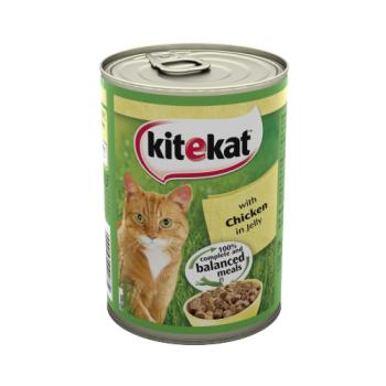 Kitekat Wet Cat Food Tin With Chicken In Jelly 400g
