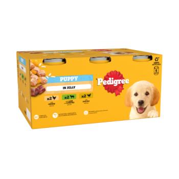 PEDIGREE® Junior Puppy Wet Dog Food Mixed Selection in Jelly 6 x 400g Can