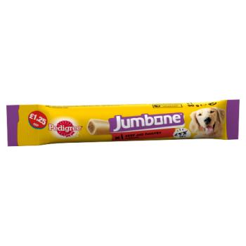 Pedigree Jumbone Adult Medium Dog Treat Beef & Poultry 1 Chew 90g Pmp £1.25