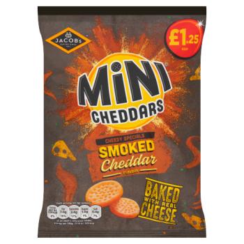 Jacob's Smoked Cheddar Flavour Mini Cheddars 90g
