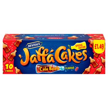Mcvitie's Special Edition 10 Jaffa Cakes Cola Bottle Flavour