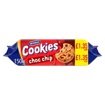 McVitie's The Chunky One Choco Chip Cookies 150g