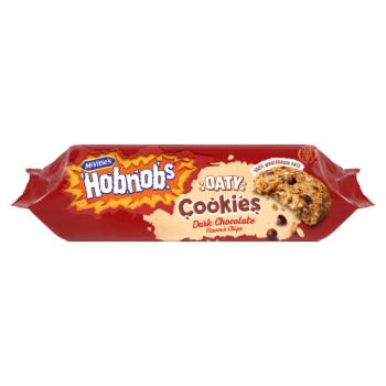 McVitie's Hobnobs Dark Chocolate Flavour Chips Oaty Cookies 155g