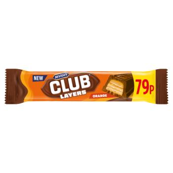 McVitie's Club Layers Orange 39g