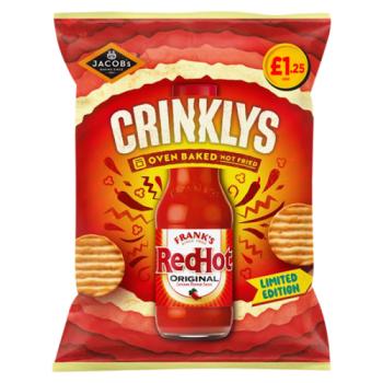 Jacob's Crinklys Limited Edition Frank's RedHot 90g