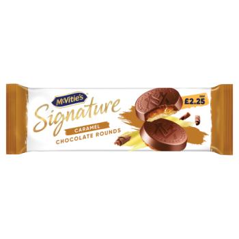McVitie's Signature Caramel Chocolate Rounds 109g