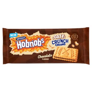 McVitie's Hobnobs Oaty Crunch Creams Chocolate Flavour 100g