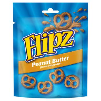 Flipz Pretzels Peanut Butter Flavour Snacks 90g