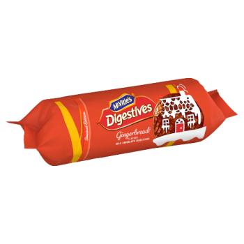 McVitie's Digestives Gingerbread Milk Chocolate Biscuits 250g