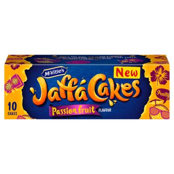 McVitie's Jaffa Cakes Original Passion Fruit Biscuits 10 Pack