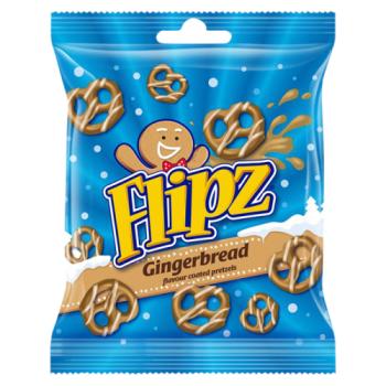Flipz Gingerbread Flavour Coated Pretzels 150g
