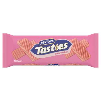 McVitie's Tasties Pink Wafers 100g