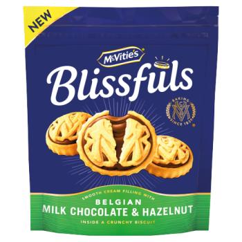 McVitie's Blissfuls Belgian Milk Chocolate & Hazelnut 228g