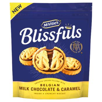 McVitie's Blissfuls Belgian Milk Chocolate & Caramel 228g