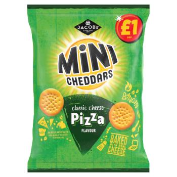 Jacob's Mini Cheddars Classic Cheese Pizza £1 PMP 90g