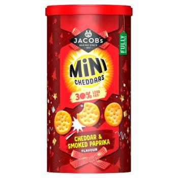 Jacob's Mini Cheddars Cheddar & Smoked Paprika Flavour 250g