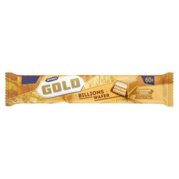 McVitie's Gold Billions Wafer Golden Caramel Chocolate 39g