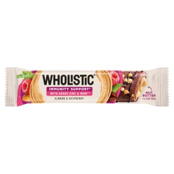 Go Ahead Wholistic Almond & Raspberry Nut Butter Filled Bar 40g