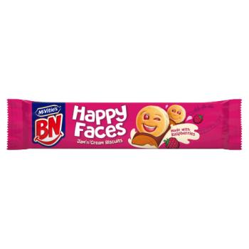 McVitie's BN Happy Faces Jam 'n' Cream Biscuits 165g