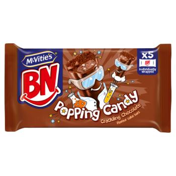 Mcvities Bn Choc Popping Candy Cake Bars