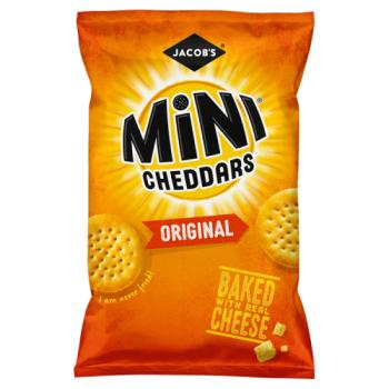 Jacob's Mini Cheddars Original Cheese Snacks 50g