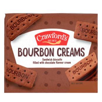 Crawford's Bourbon Creams Sandwich Biscuits 300g