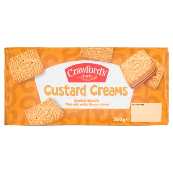 Crawford's Custard Creams Sandwich Biscuits 300g