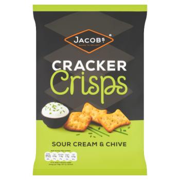 Jacobs Sour Cream & Chive Cracker Crisps 150g