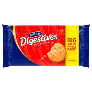 Mcvitie's Digestives The Original Twin Pack 2 X 400g