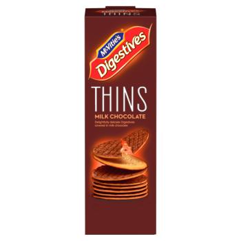 McVitie's Digestives Thins Milk Chocolate Biscuits 180g