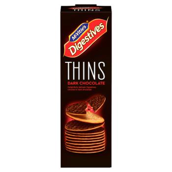 McVitie's Digestives Thins Dark Chocolate Biscuits 180g