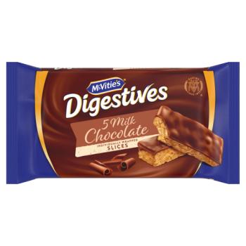 McVitie's Digestives 5 Milk Chocolate Slices 114.1g