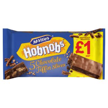 Mcvitie's Hobnobs 5 Chocolate Tiffin Slices 114.1g
