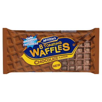 McVitie's 8 Chocolate Flavour Toasting Waffles 200g