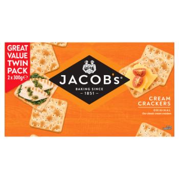 Jacob's Cream Crackers Original  2 x 300g
