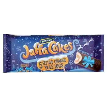 Mcvitie's Jaffa Cakes 5 Festive Orange Yule Logs
