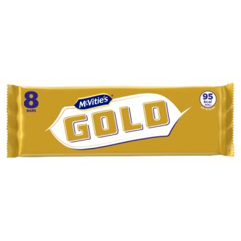 McVitie's Gold 8 Bars 142g
