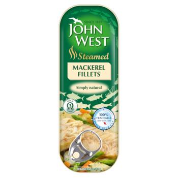 John West Steamed Mackerel Fillets 110g