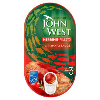 John West Herring Fillets Tomato 160g